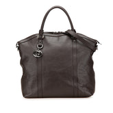 グッチ インターロッキングG ハンドバッグ ショルダーバッグ 2WAY 339551 ブラウン レザー レディース GUCCI 【中古】